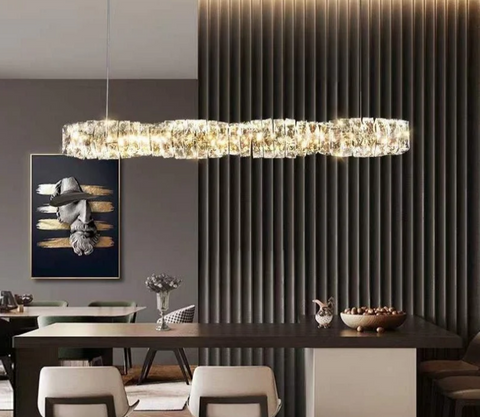 Mirodemi | Luxury LED Chandelier |  Creative  Chandelier | Crystal LED Lights | for Kitchen | for Dining Room