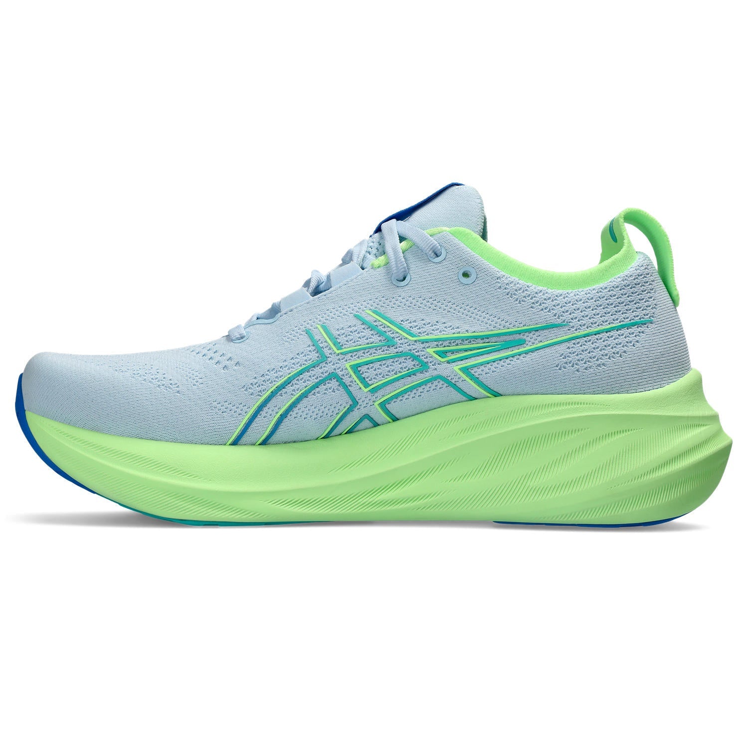 Men's GEL-NIMBUS 26, French Blue/Electric Lime, Running Shoes