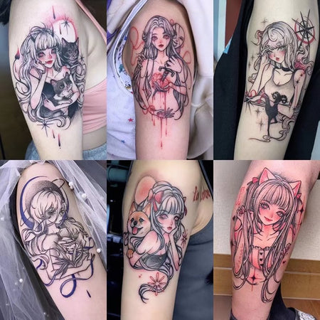 19 of the Best Anime Tattoos to Feed Your Dweeb Heart  See Photos  Allure