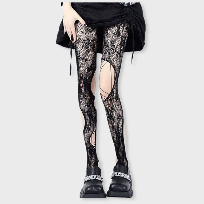 Kirakira World Spider Web Fishnet Tights