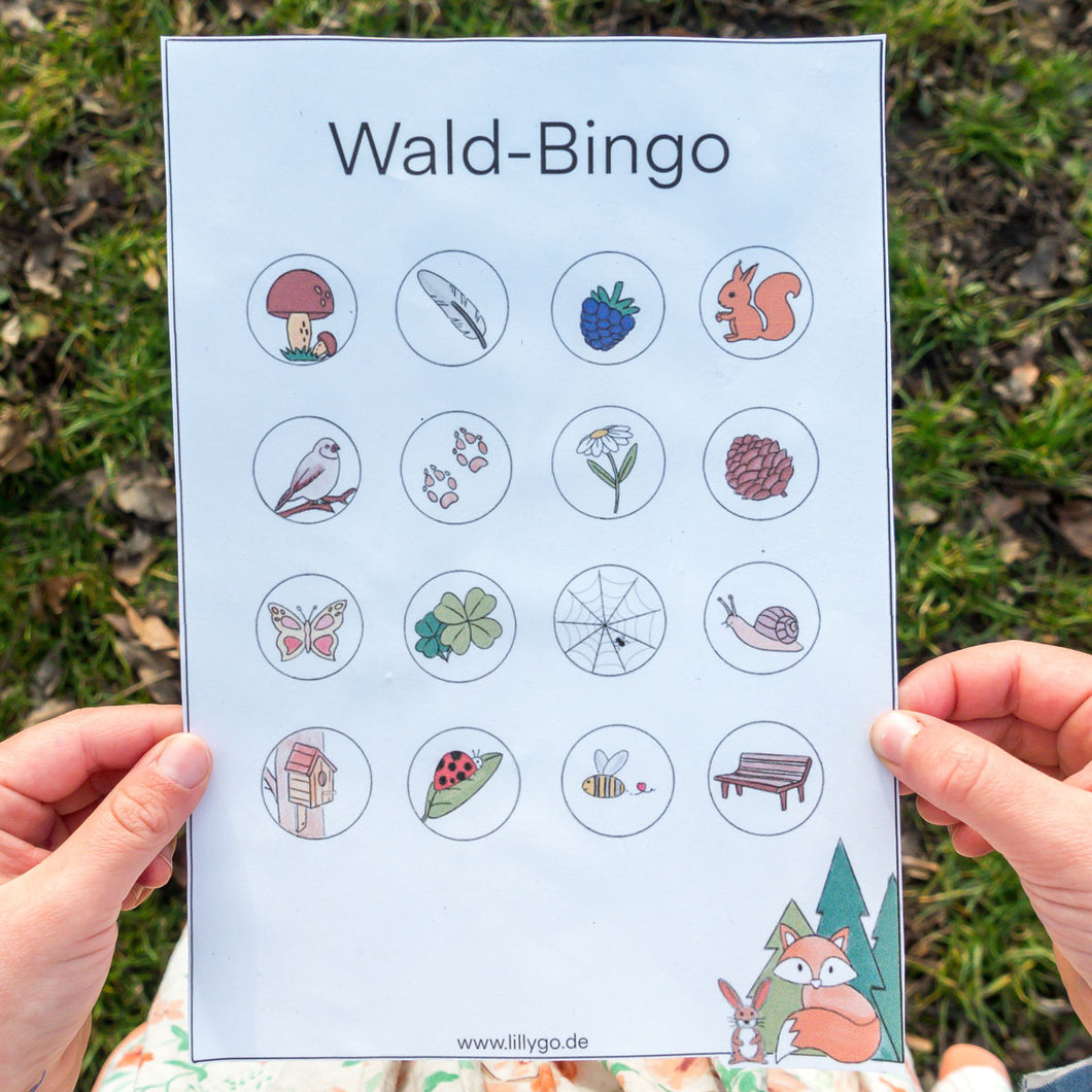 natur bingo zum ausdrucken kostenlos