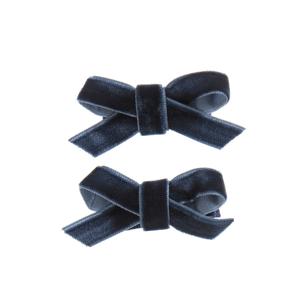 Oversized Black Velvet bow – Bubble & Dot