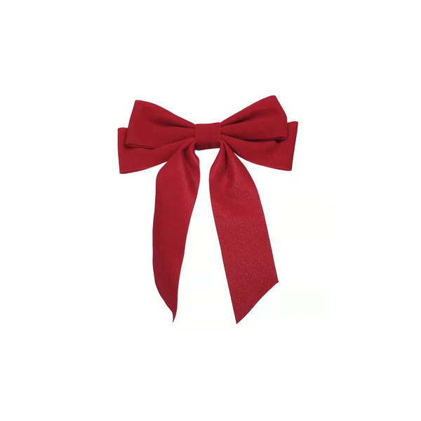 Oversized Black Velvet bow – Bubble & Dot