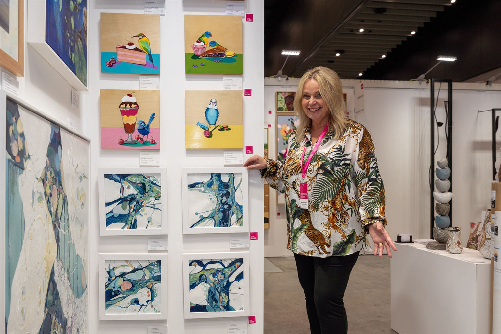 Fern Street Gallery's Alisa Beak at the Affordable Art Fair Melbourne