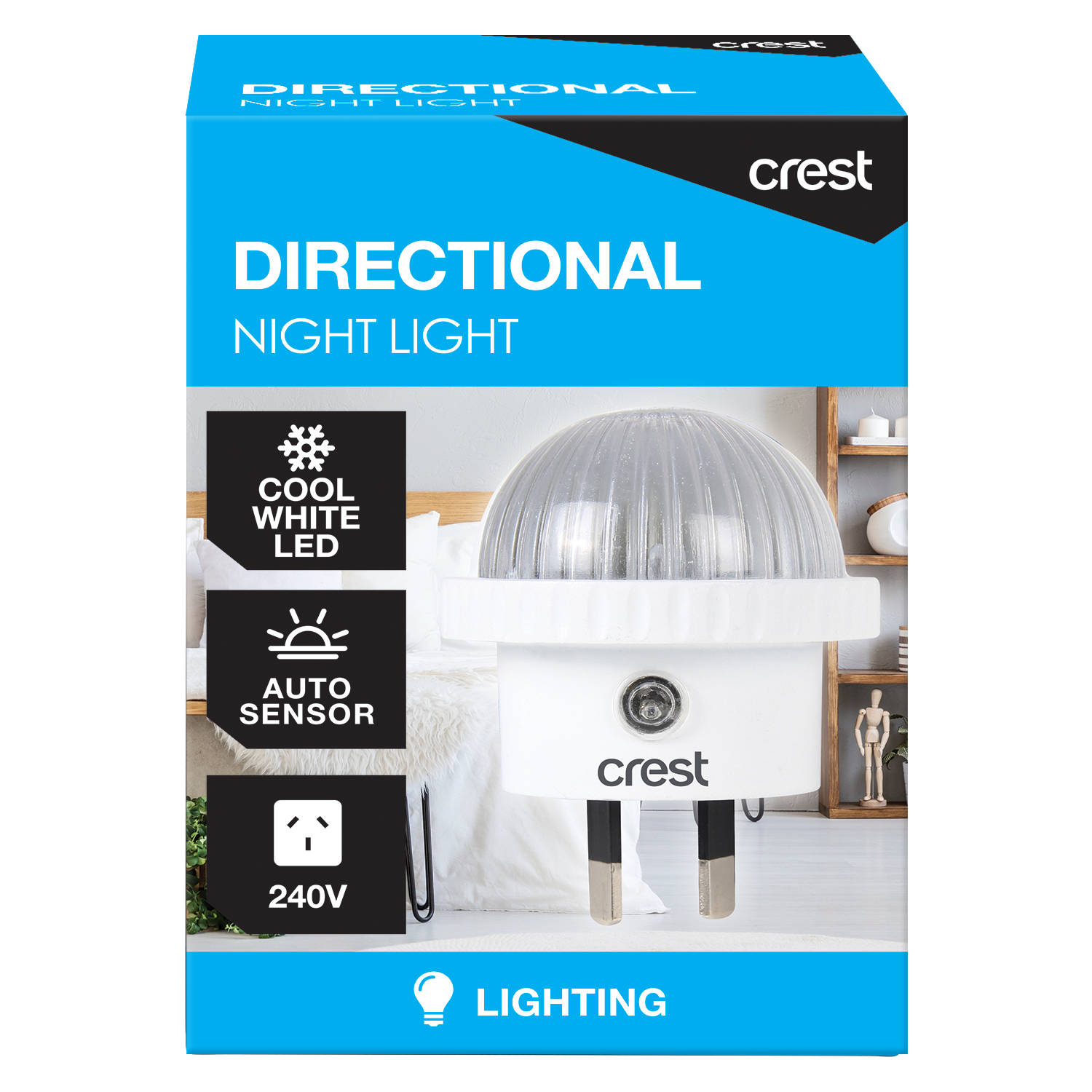 crest directional night light