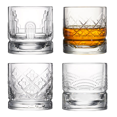 Set 4 verres à whisky Dandy, LA ROCHERE, made in France