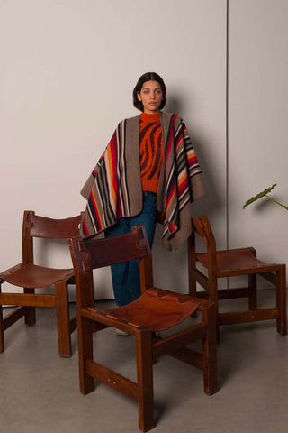 Cape Apache en laine LA MERICAINE made in France