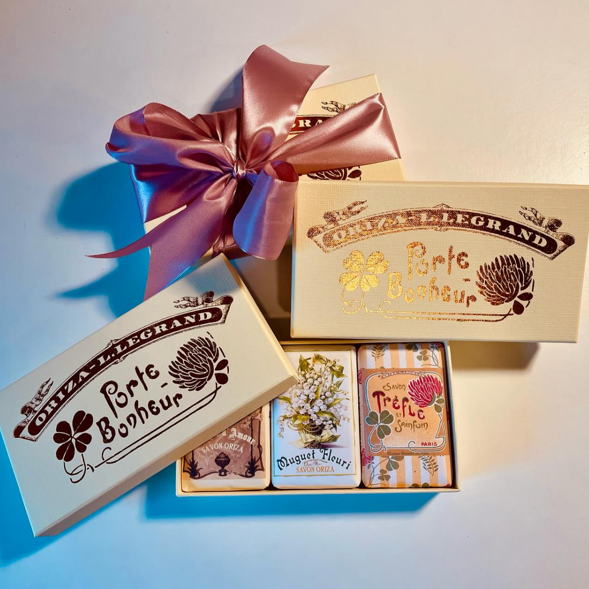 Box of 3 lucky soaps