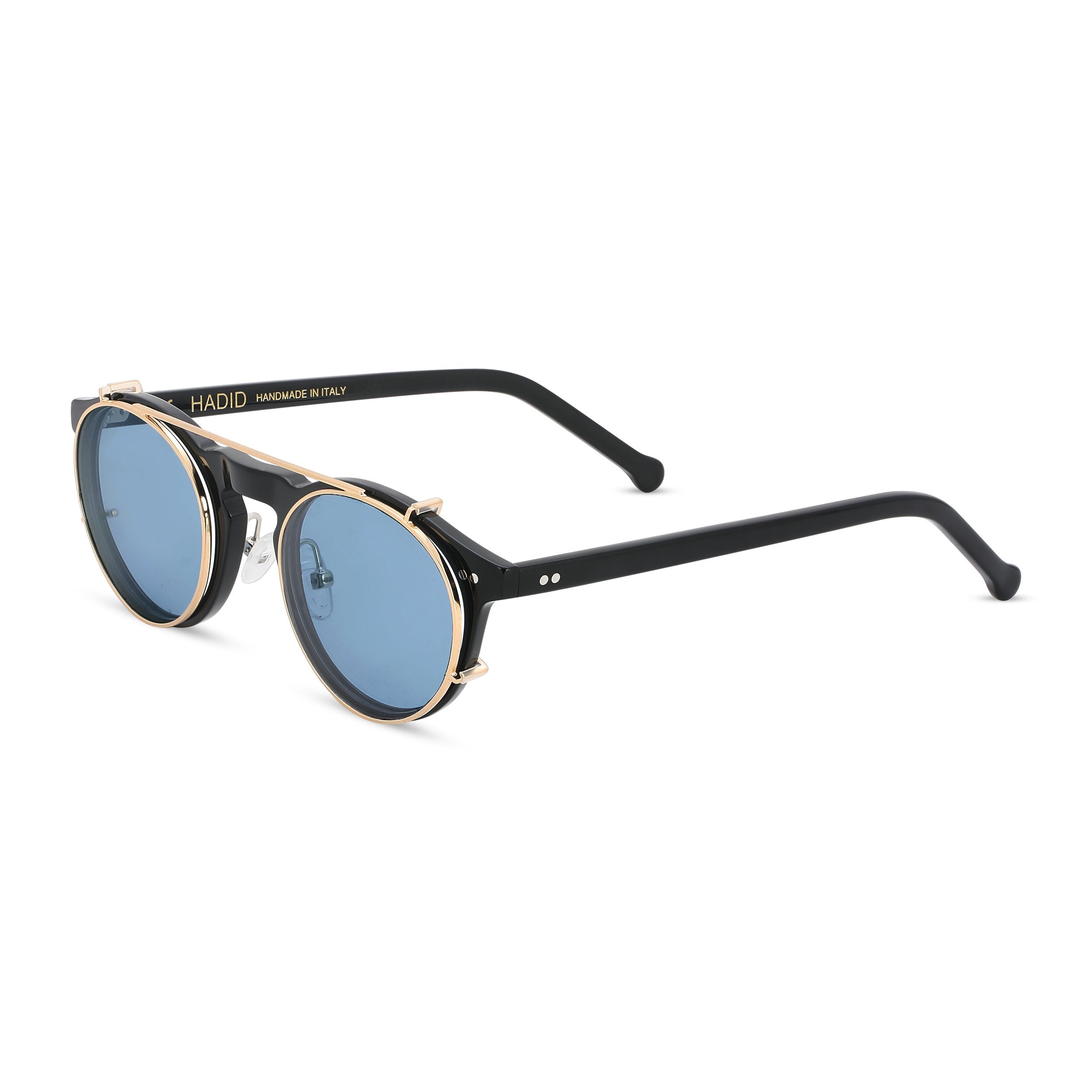 The Captain | Black/Gold/Blue - Hadid Eyewear product image