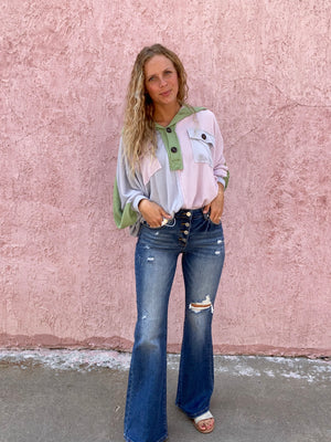 Farrah Flare Jeans - Hey Honey Boutique Neb