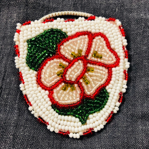 native american beaded roses