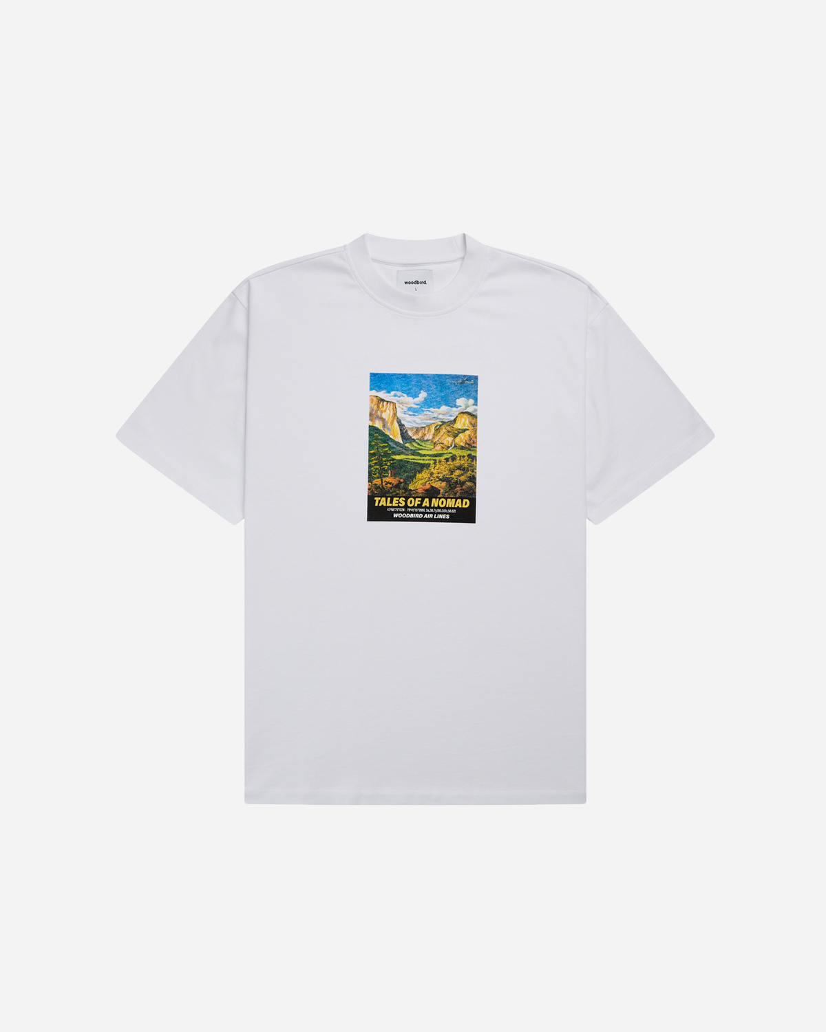 Cole Yosemite Tee - White fra Woodbird | Munk Store