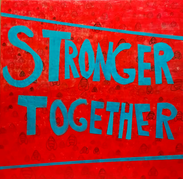 Stronger Together Encaustic Bethany Handfield
