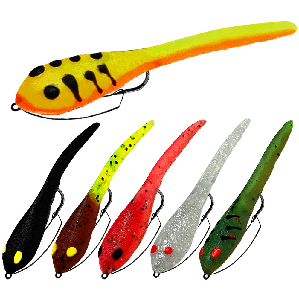 Delong Lures - 10 Twister Tail Weedless Fishing Lure 