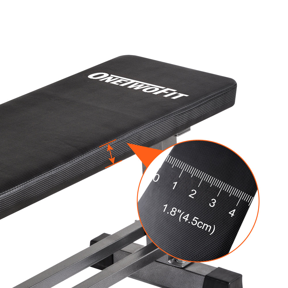 multiuse-flat-weight-bench-with-weightlifting-with-dumbbell-rack-ot070-oam-cushion
