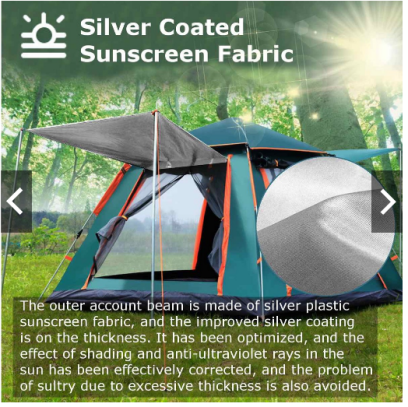 Silver Coated Sunscreen Fabric