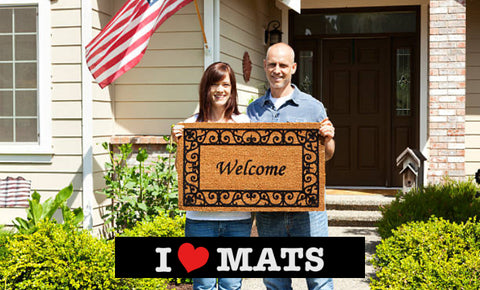 ilovemats customized bulk plain doormats, Coir doormats in Houston Texas