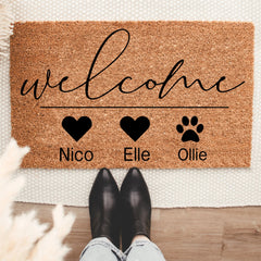 Doormats made just for you, personalize your doormat now! Our team deals with specialty size doormats, large custom doormats, and personalized doormats. If you are looking for art doormat, floor mat, coir doormats, custom print doormats or personalized door mats at low prices - you are at the right place.