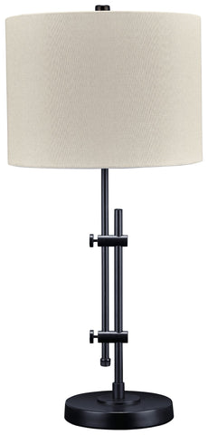 Baronvale - Black - Metal Table Lamp (1/CN)