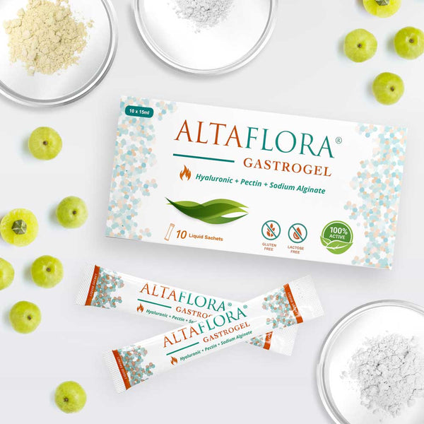 Altaflora Gastrogel liquid sachets is the natural and safe first-line treatment for gastrointestinal indigestion