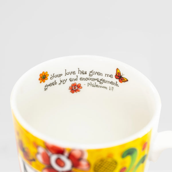Happy Floral Mom Travel Mug, Lady Jayne #15951