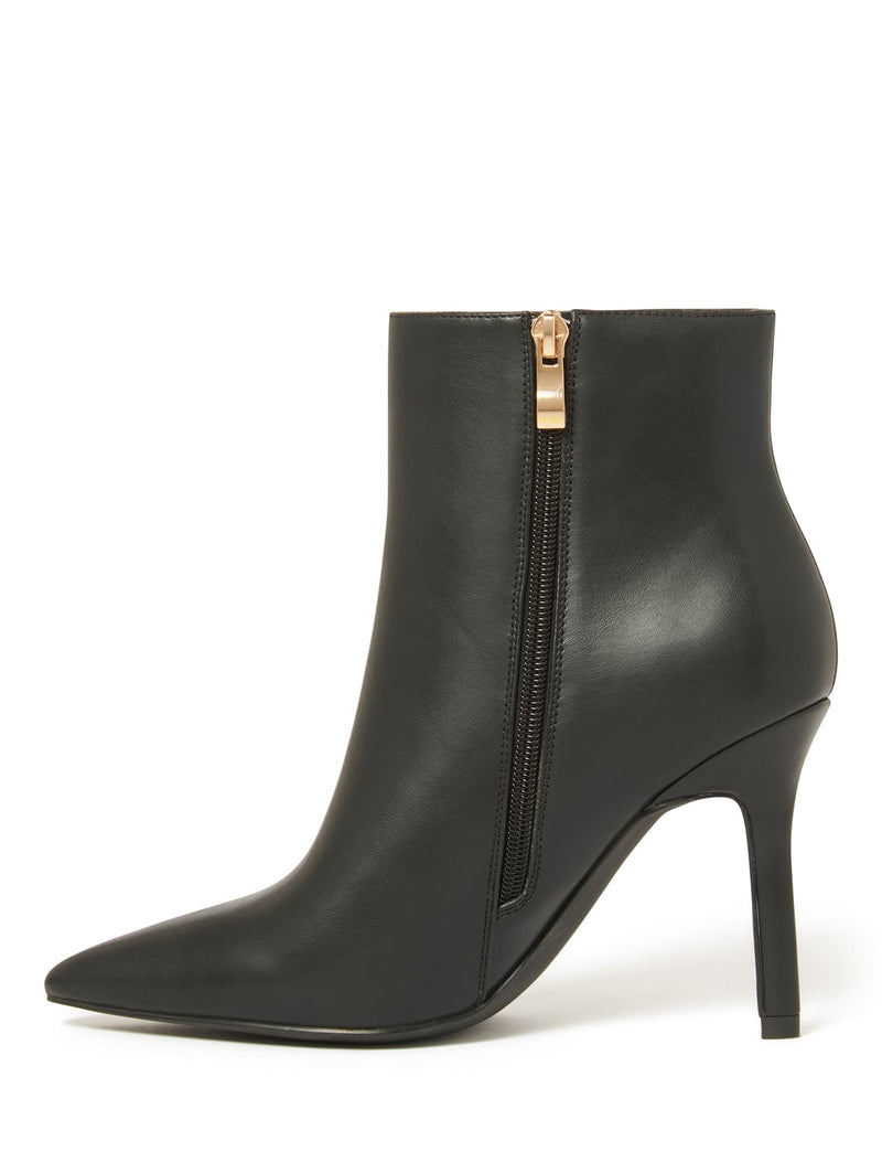 Sophia Stiletto Heel Boot Black | Forever New