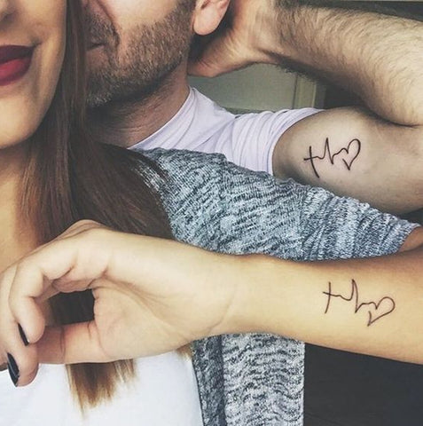 65 Unique Couple Tattoos With Meaning - 2024 | Fabbon