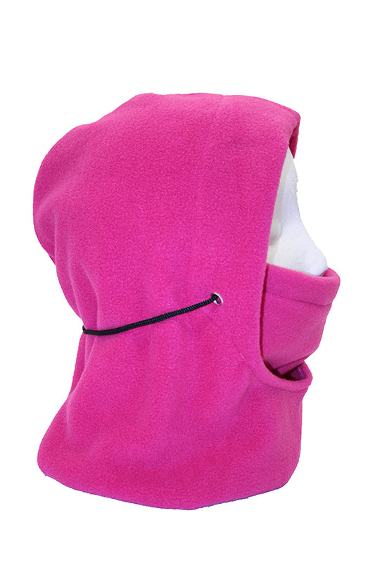 Pink Chillhood fleece balaclavas, made of warm Tundra fleece ...