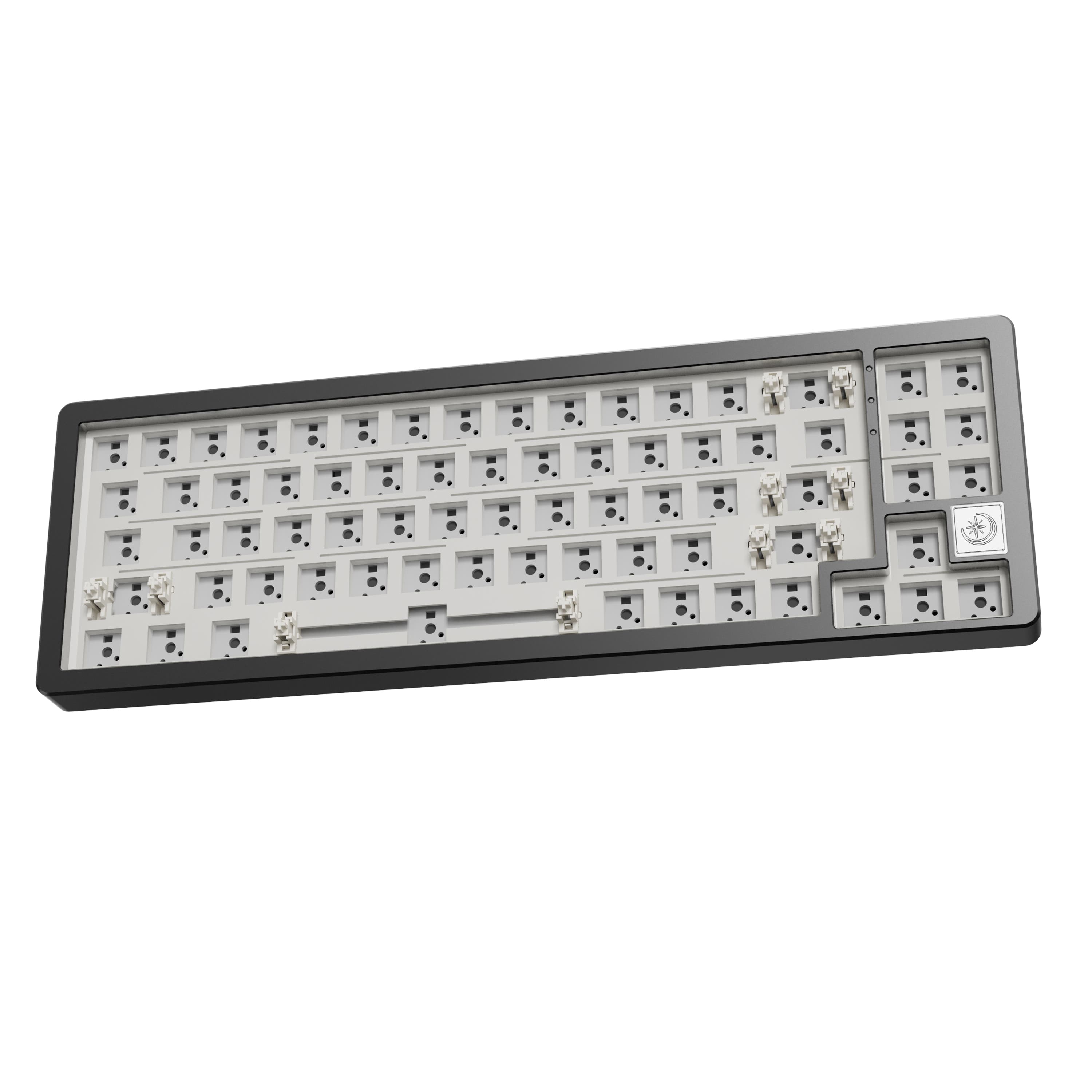 YUNZII AL71 Full Aluminum Mechanical Keyboard Black / Barebone (without switches and keycaps)