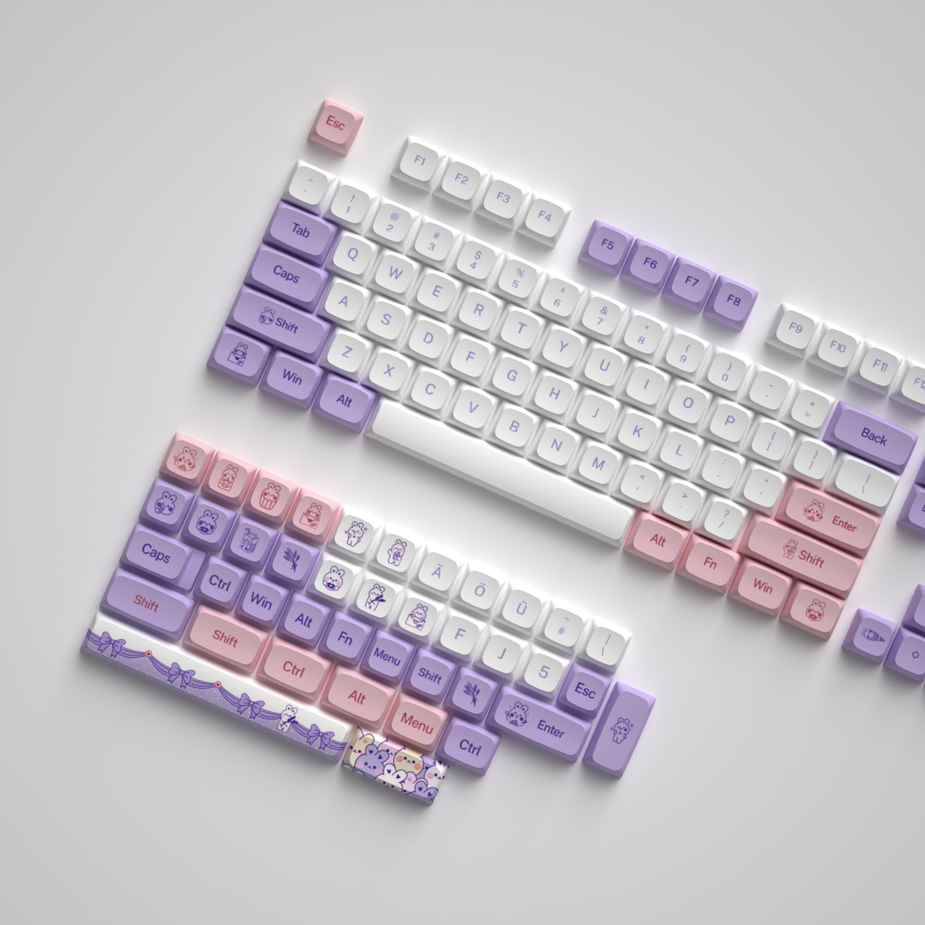 lavender keycap set