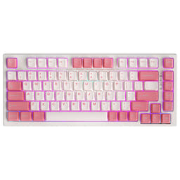 YUNZII YZ75 Pro Pink Wireless Mechanical Keyboard as variant: Pink / Gateron G Pro Yellow
