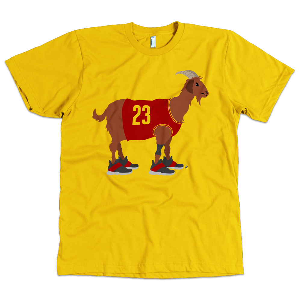 lebron goat shirt