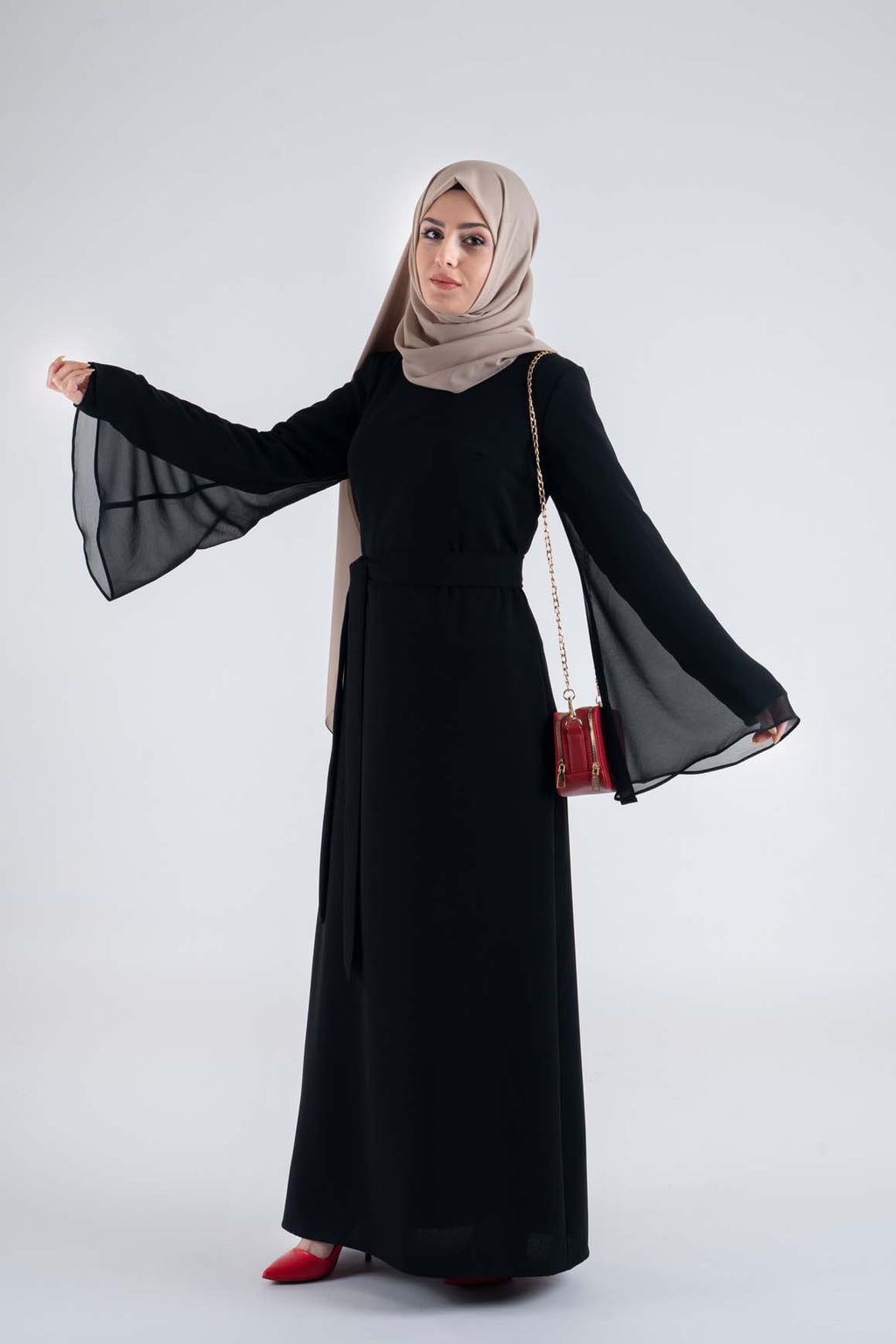 Bestuiver schending Bewust worden Elegant black Dress- Modest Dresses, Abaya, Long Sleeve dress!