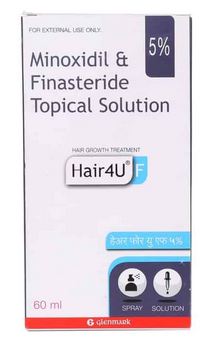 hair 4u F 5 topical solution 60ml for hair loss and hair regrowth  The  derma cosmetics