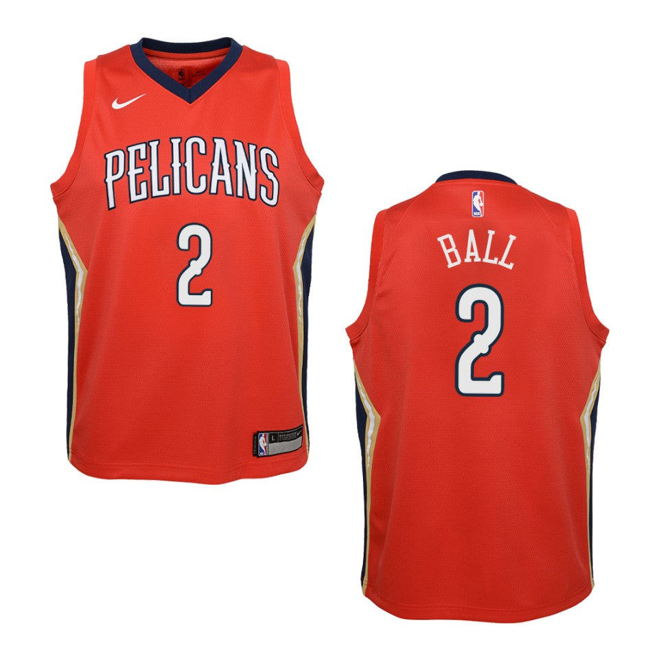 lonzo ball new orleans pelicans jersey