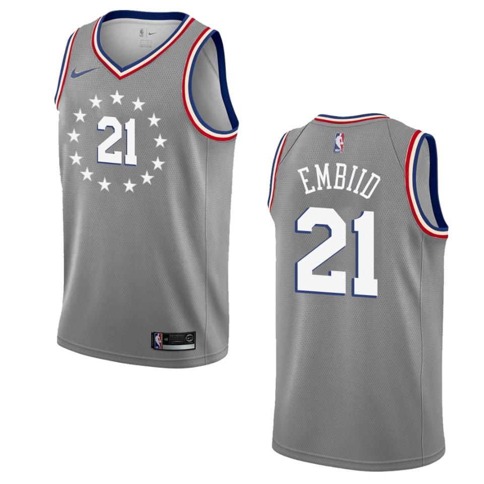 76ers gray jersey