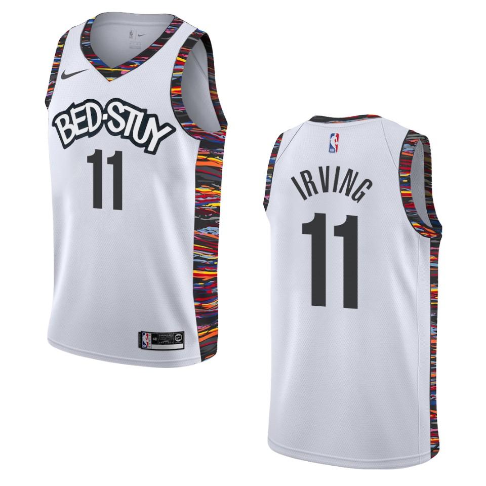 Kyrie Irving Blue Nets Jersey Mens - Youth Nike Kyrie Irving White ...