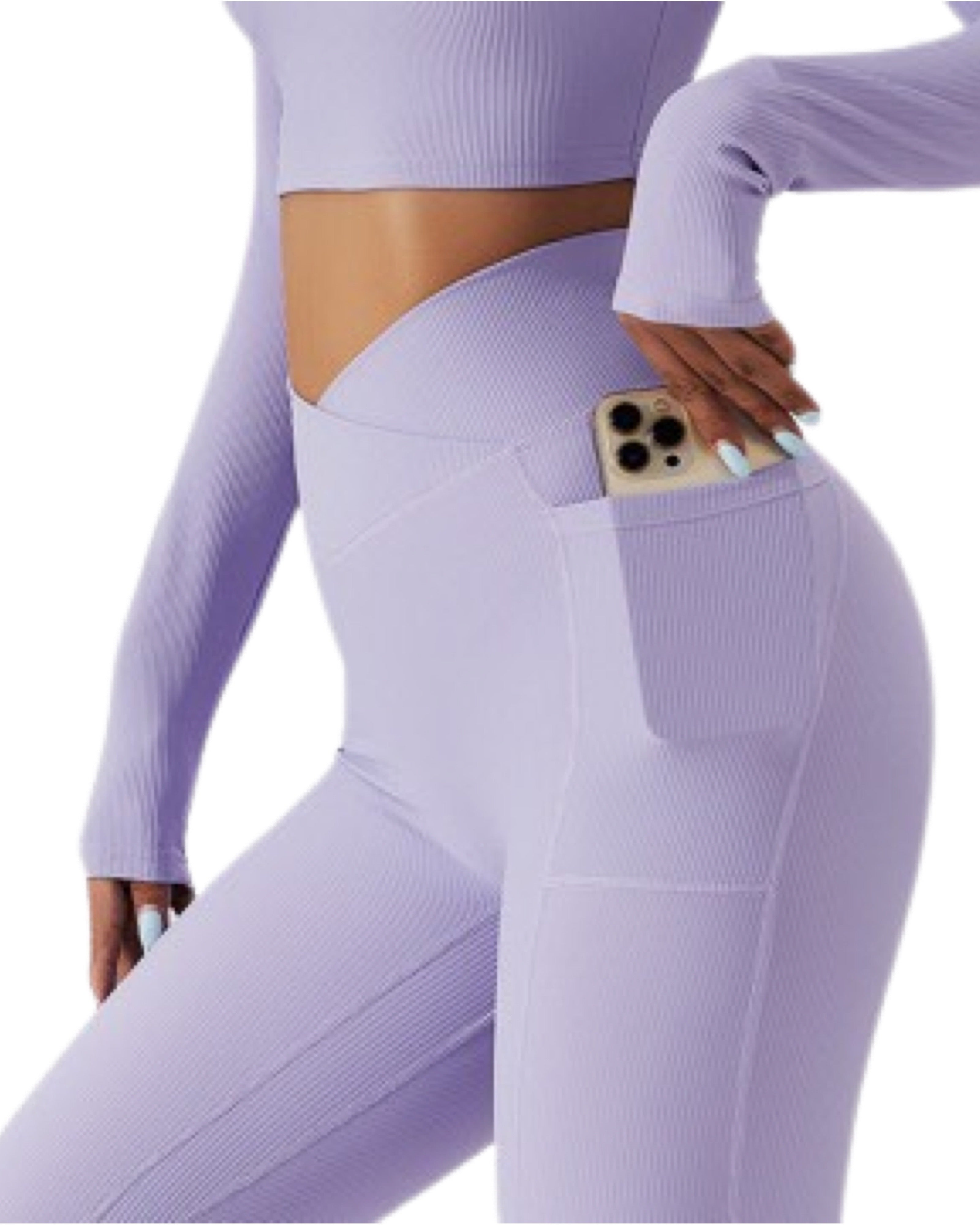 Billede af PocketFlex Leggings Purple - Small / Purple