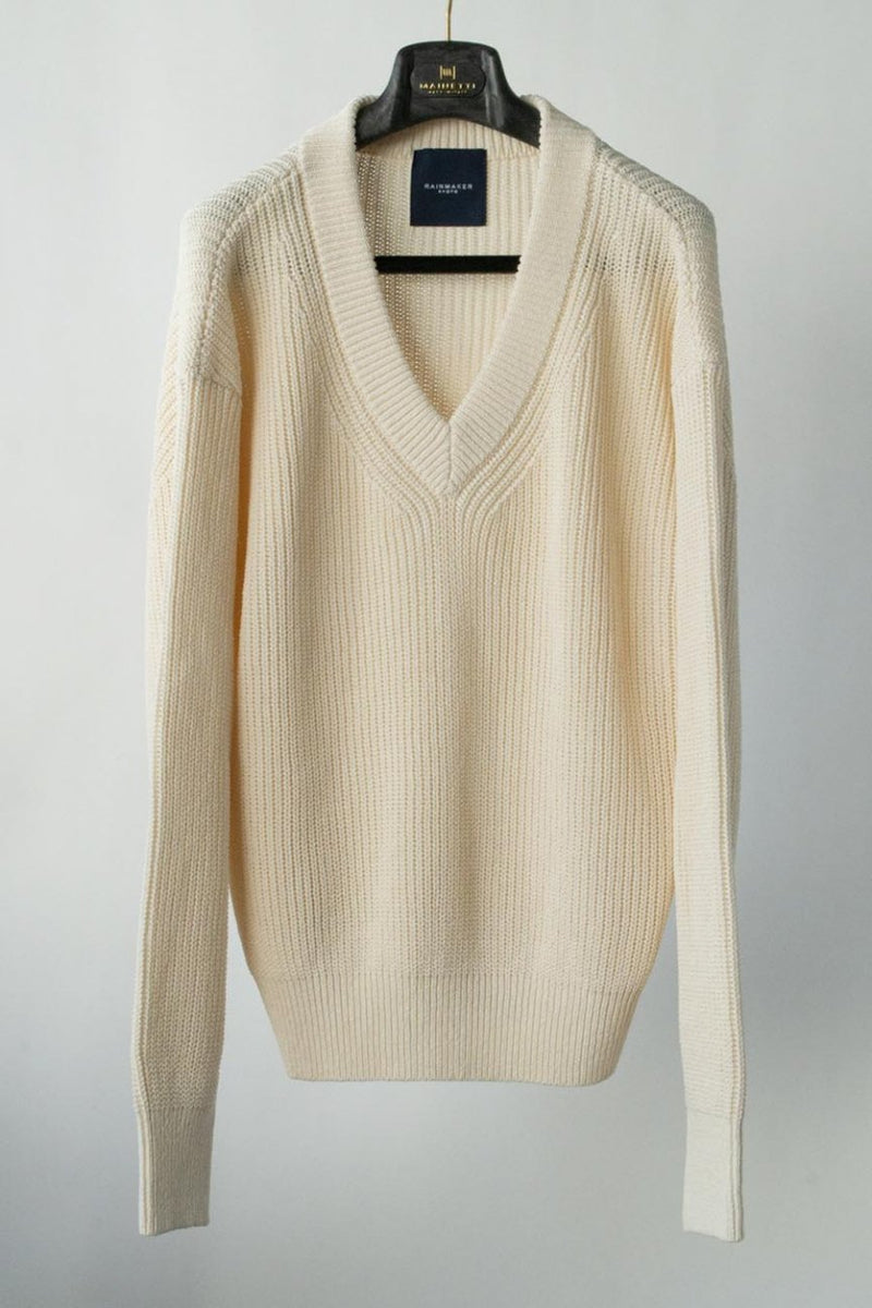 rainmaker 2022ss V NECK SWEATER-