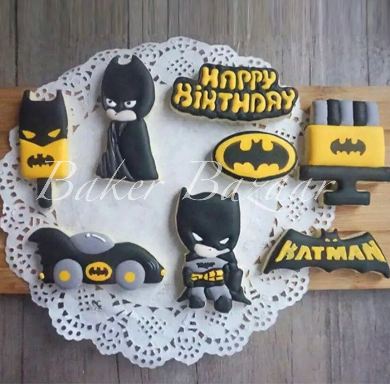 Batman Theme Cartoon Shaped Cutter - SugarCraft Fondant Cutter Cake De –  Baker Bazaar