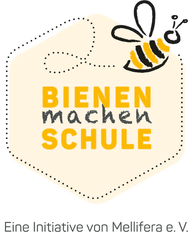 Logo Bienen machen Schule: Eine Initiative von Mellifera e.V.