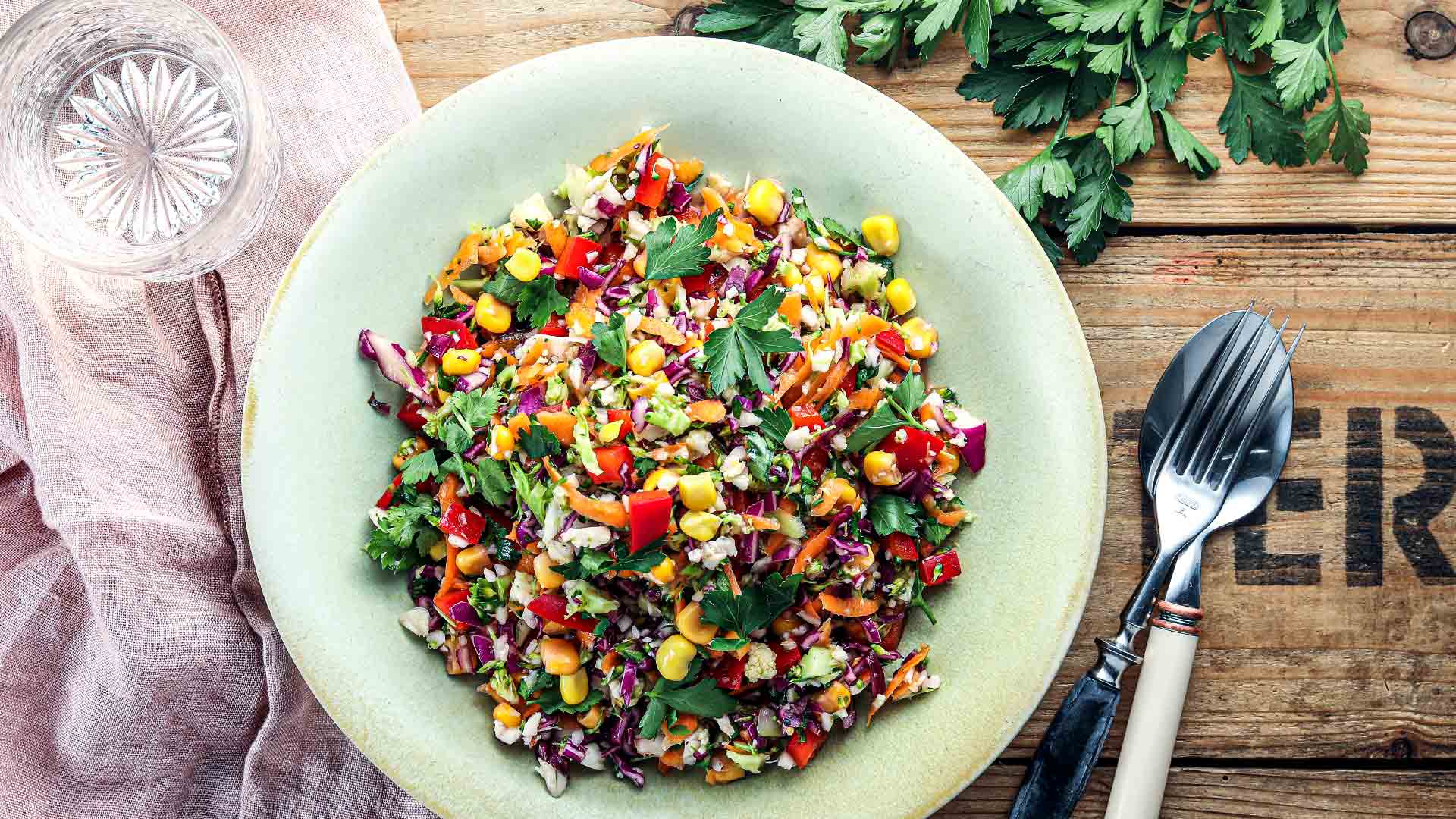 Rezept Regenbogensalat zum Nachkochen