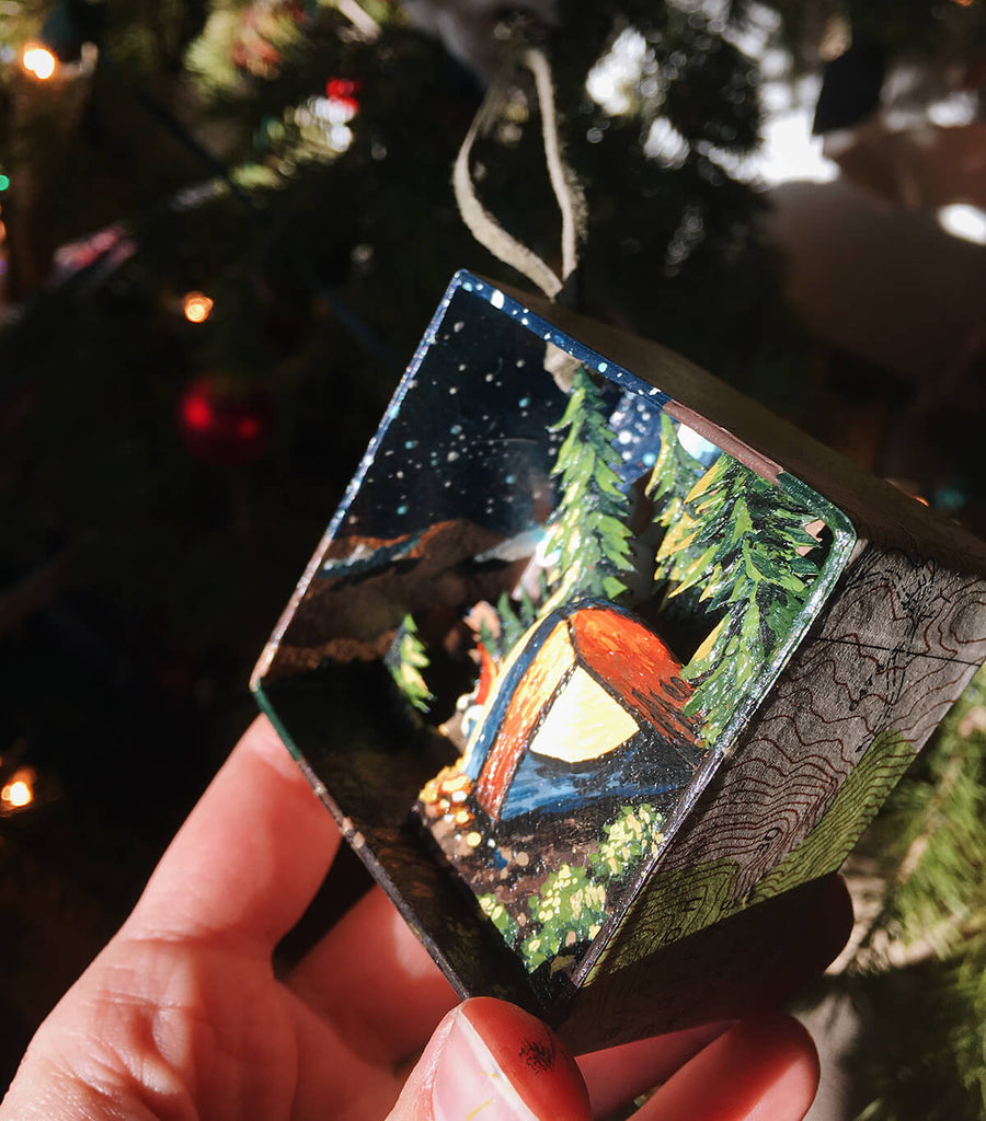 Alpinecho camping tent ornament layers