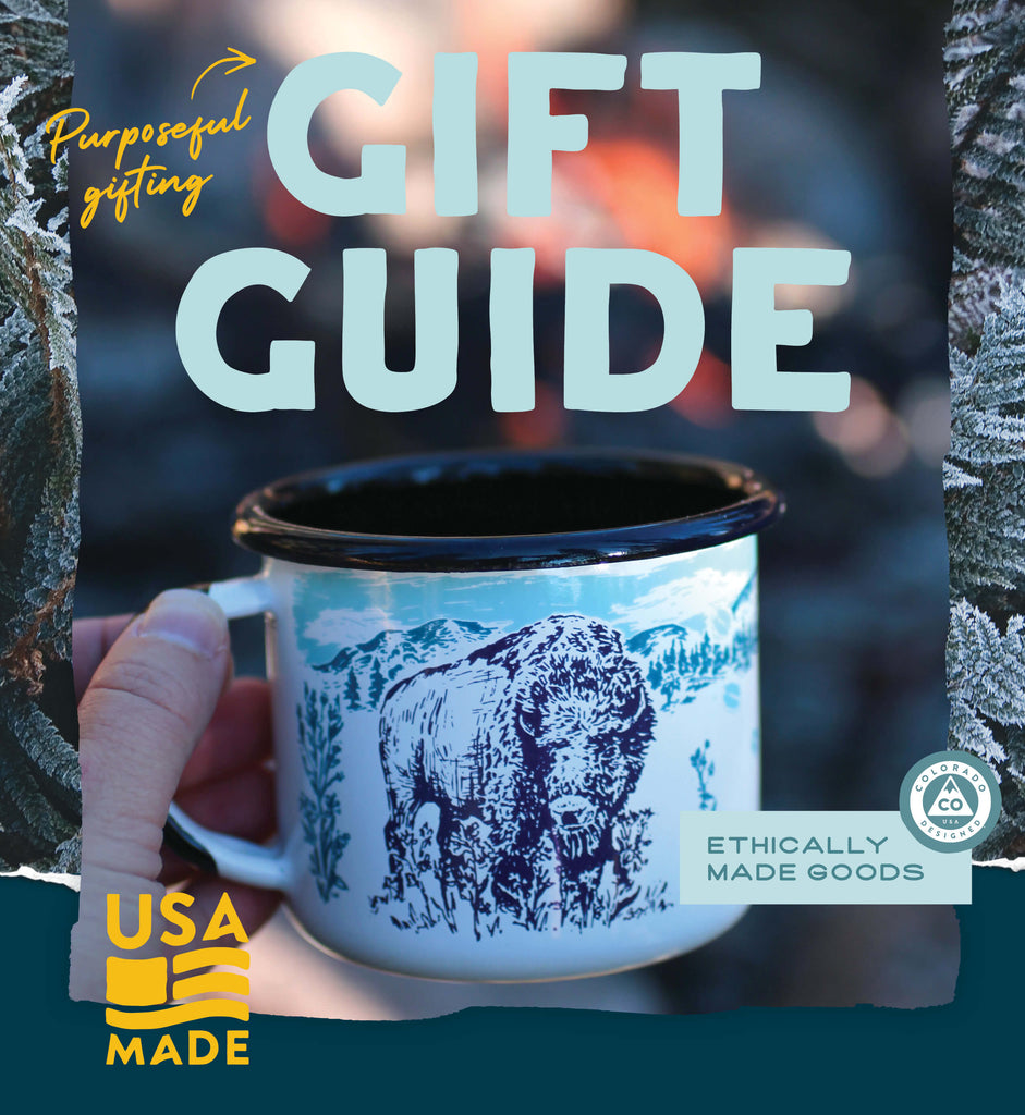 Purposeful Gift Guide ethically made in the USA 