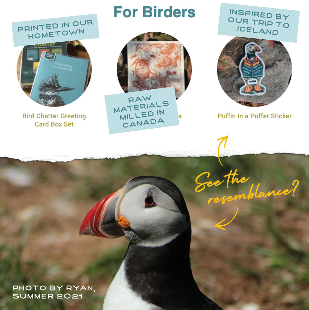 Gifts for birders + a Puffin!