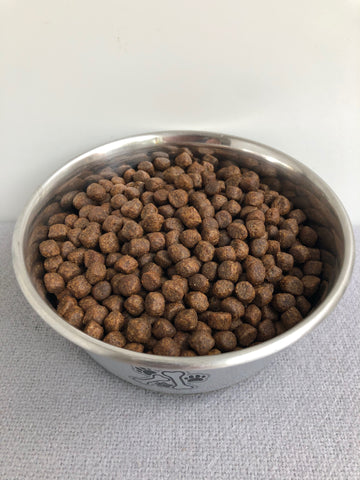 A satisfyingly full bowl of tasty grain free dog food from whole which will keep your pet satisfied and nourished