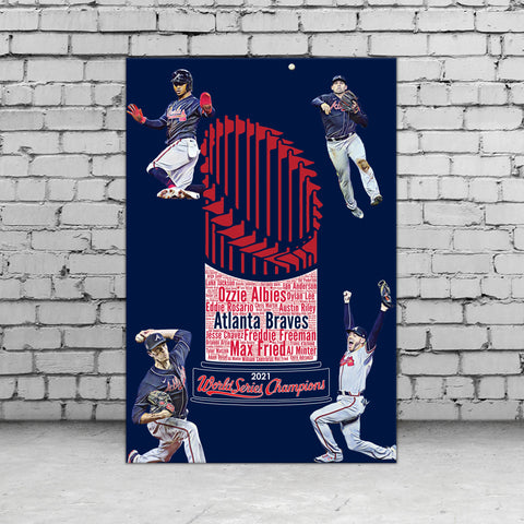 Freddie Freeman Atlanta Braves canvas, Freddie Freeman wall art, Atlan