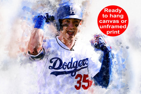 Trea Turner Los Angeles Dodgers canvas, Trea Turner wall art, Los Ange –  Capital Canvas Prints