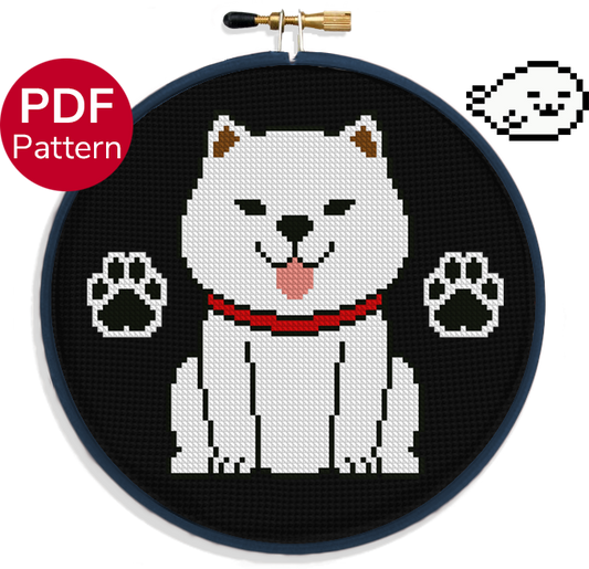 Shiba Inu - Cross Stitch Pattern – Harp Seal Crafts