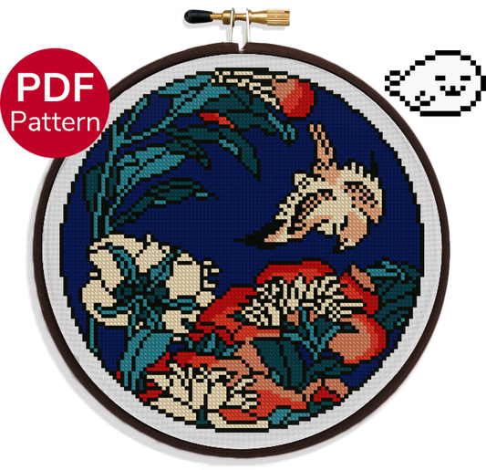 Shiba Inu - Cross Stitch Pattern – Harp Seal Crafts